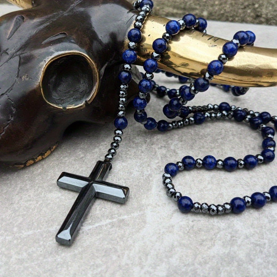 Rearview Mirror Car Rosary "Guardian Aura"