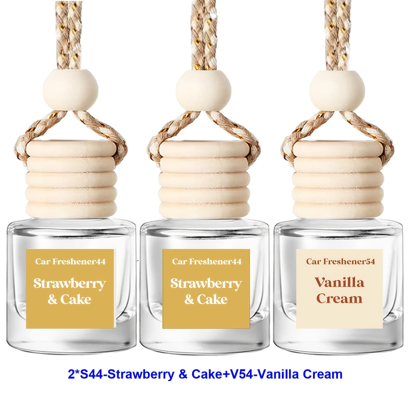 3pcs set  Car Diffuser Frangrance Freshener -Last 60 Days