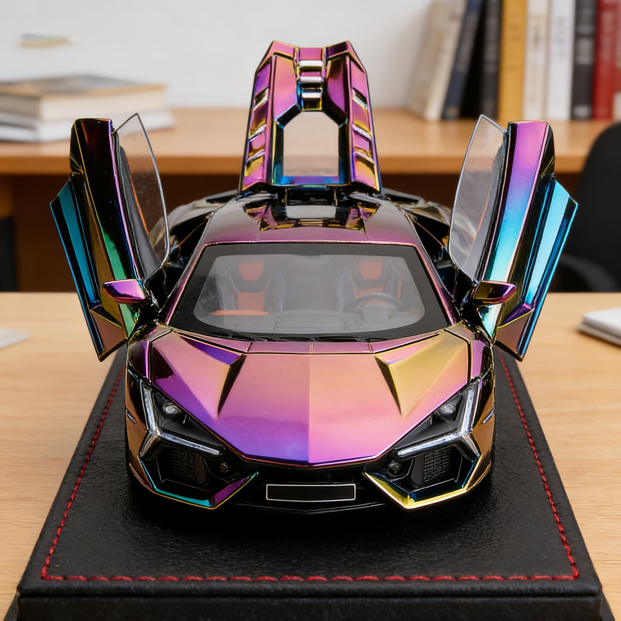 Collectible 1:24 Classic Lamborghini Sports Car Die-Cast Model, Exhibition-Grade Zinc Alloy Static Ornament With Realistic Details