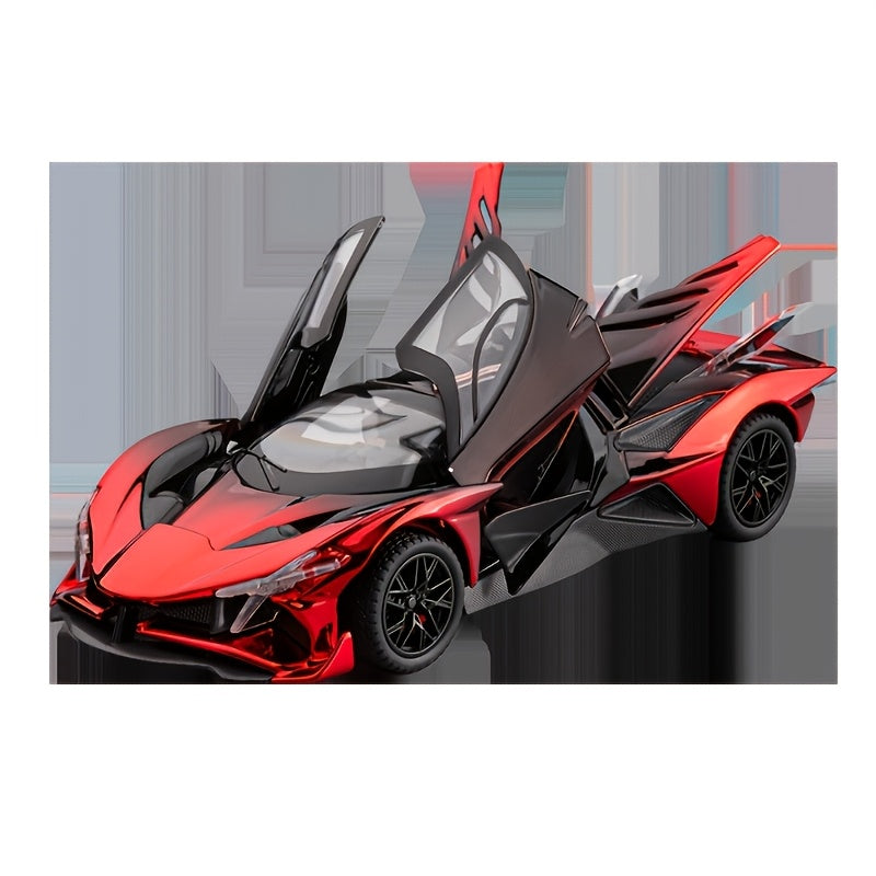 Collectible 1:24 Classic Lamborghini Sports Car Die-Cast Model, Exhibition-Grade Zinc Alloy Static Ornament With Realistic Details