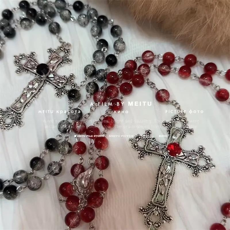 Rearview Mirror Car Rosary "Midnight Calm"