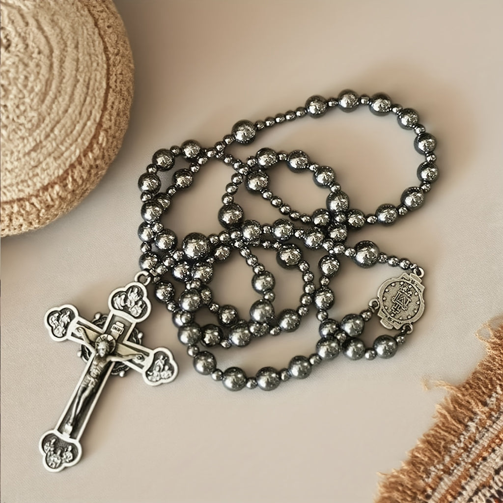 Rearview Mirror Car Rosary "Sacred Calm"