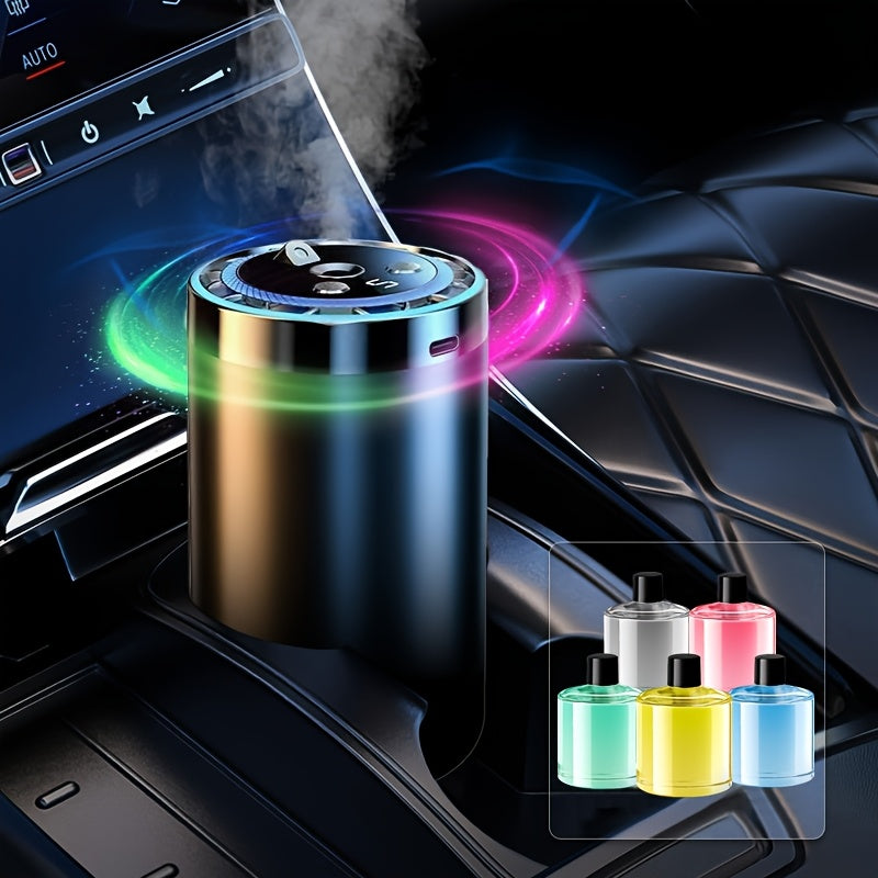 5-Speed Smart Car Air Freshener &amp; Starry Sky Projector — Luxury Scents for Every Journey