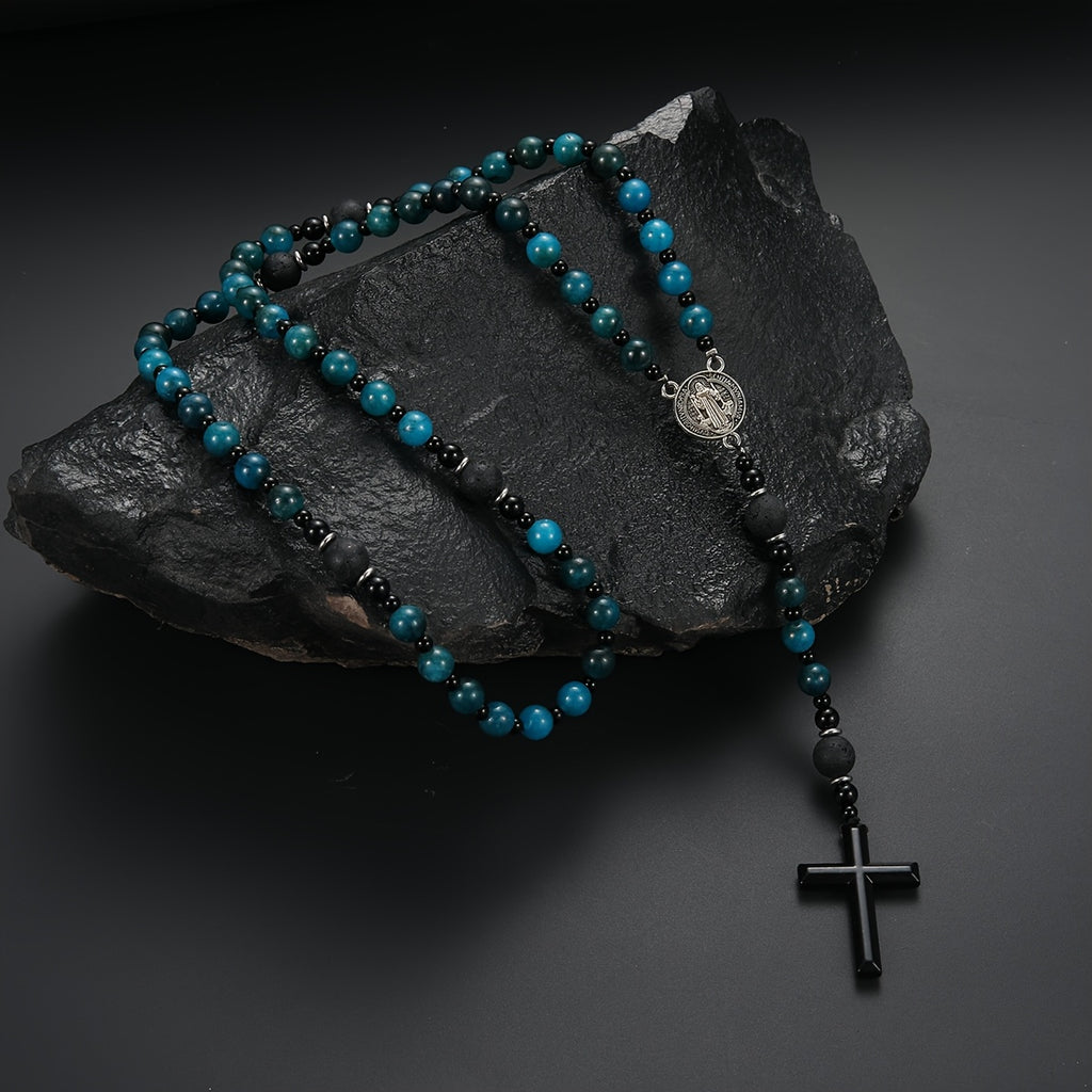 Rearview Mirror Car Rosary "Stone Harmony"