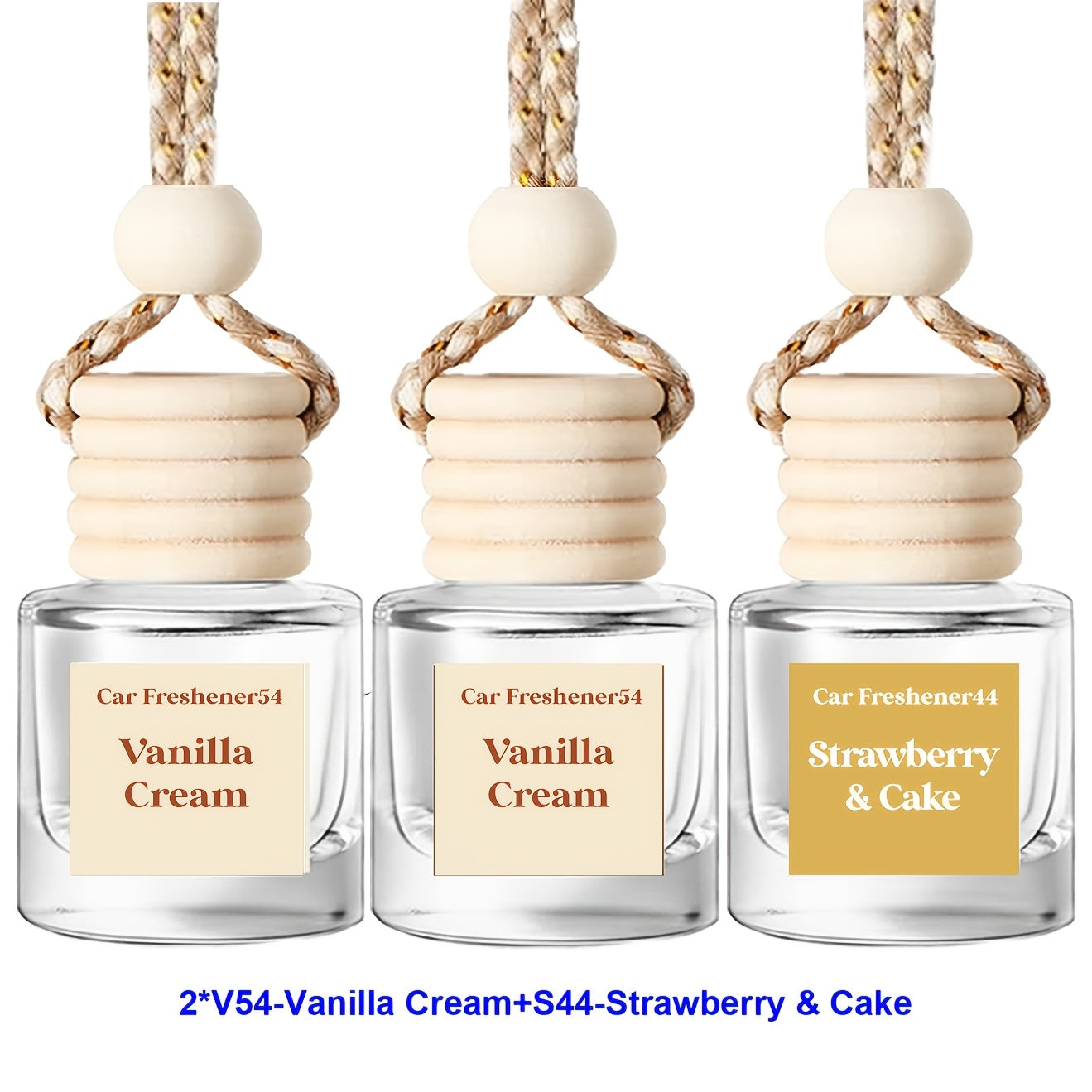 3pcs set  Car Diffuser Frangrance Freshener -Last 60 Days