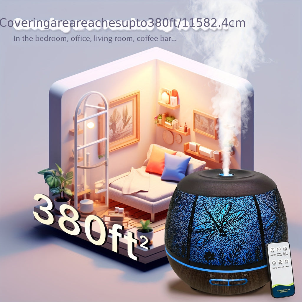 400ml Premium Metal Aromatherapy Diffuser — Elegance & Relaxation