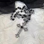 Rearview Mirror Car Rosary "Midnight Calm"