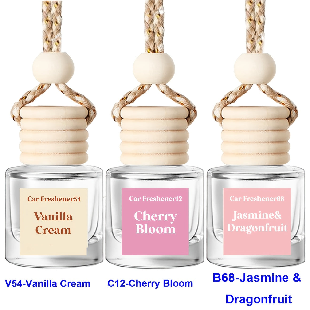 3pcs set  Car Diffuser Frangrance Freshener -Last 60 Days