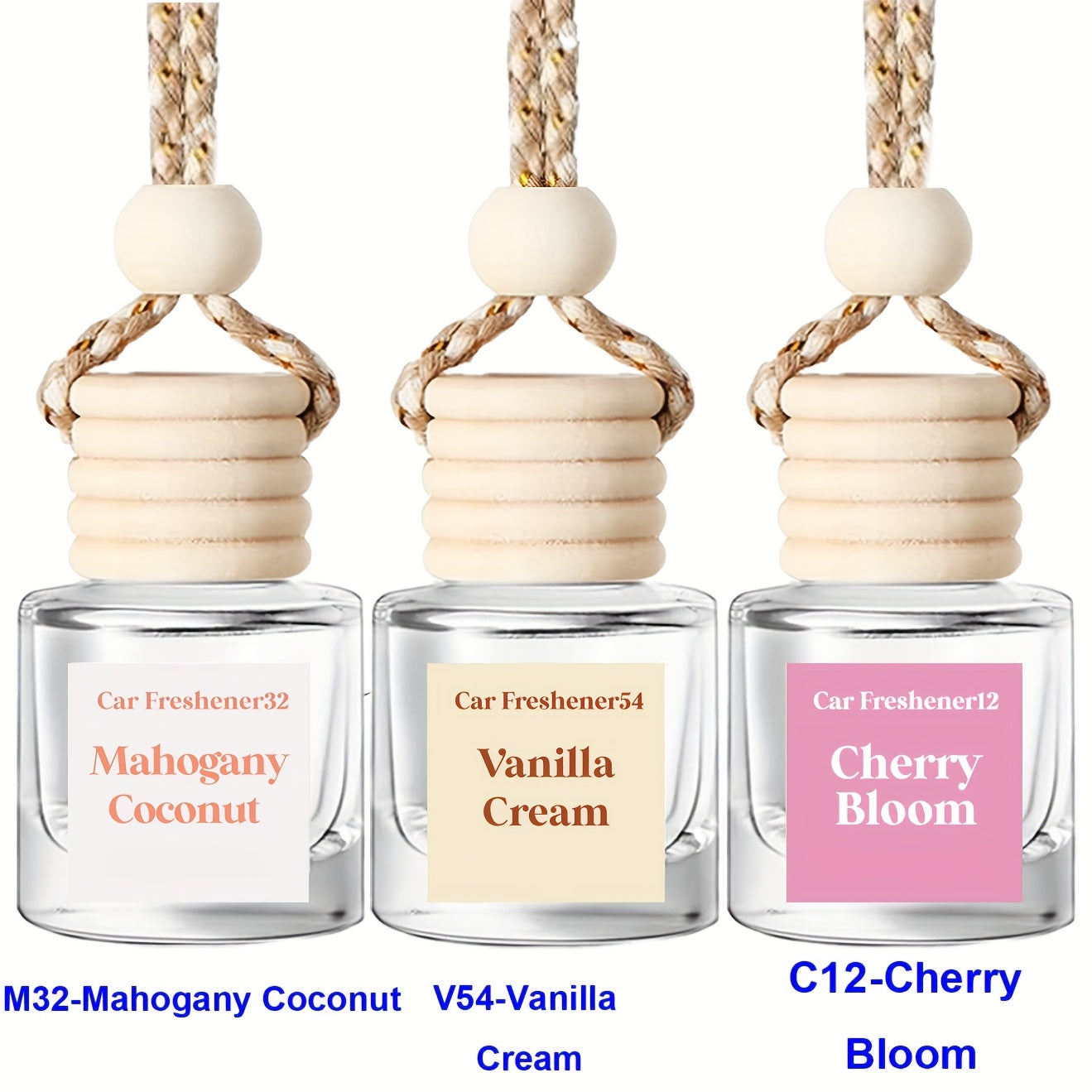 3pcs set  Car Diffuser Frangrance Freshener -Last 60 Days