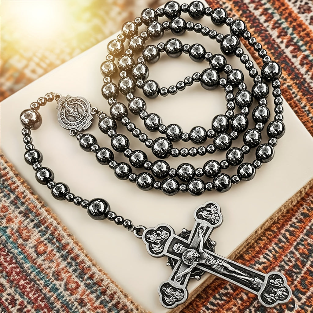 Rearview Mirror Car Rosary "Sacred Calm"