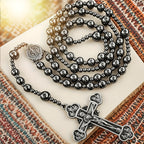 Rearview Mirror Car Rosary "Sacred Calm"