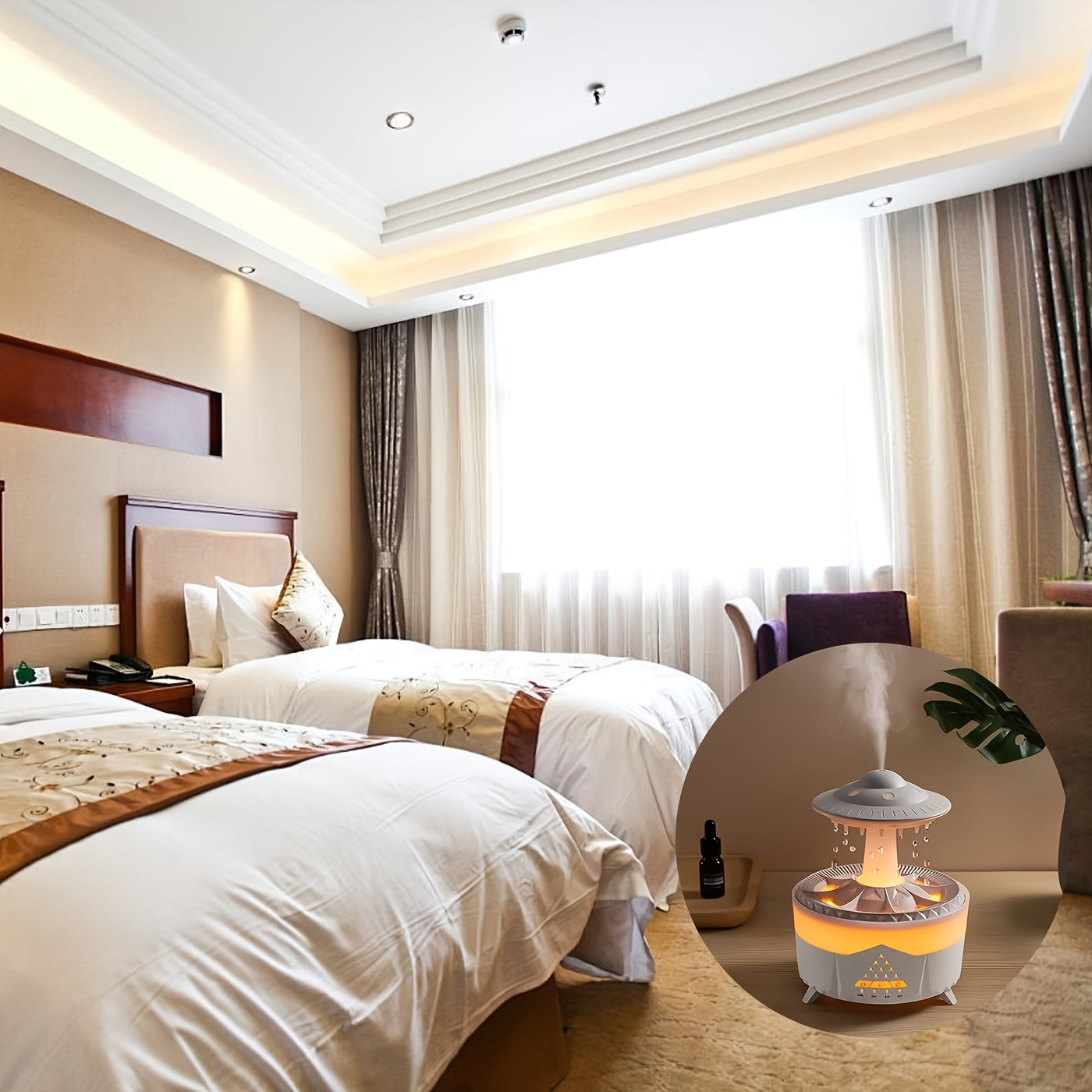 Anti-Gravity "Raindrop" Humidifier