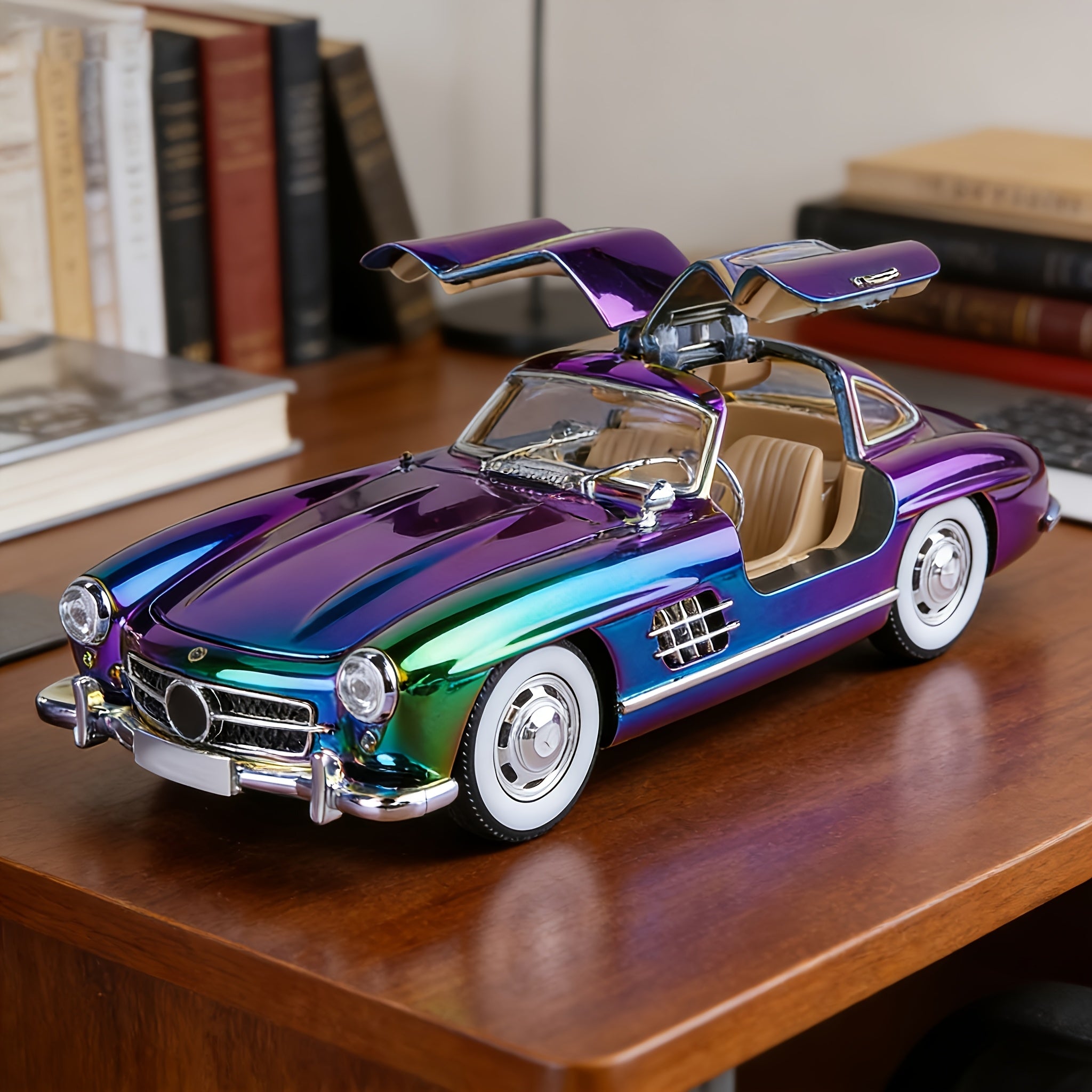 Collectible 1:24 Classic Lamborghini Sports Car Die-Cast Model, Exhibition-Grade Zinc Alloy Static Ornament With Realistic Details