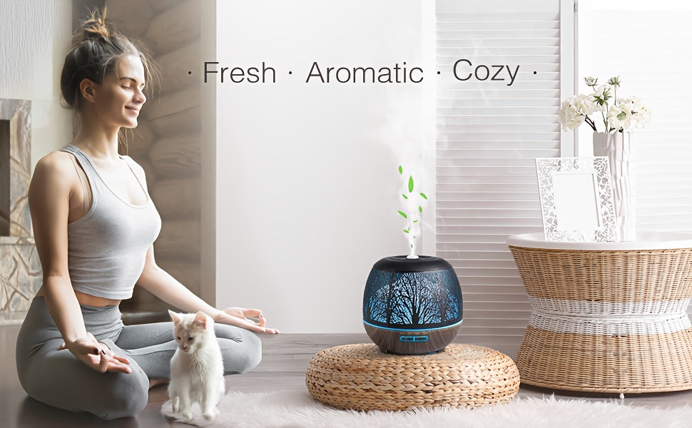 400ml Premium Metal Aromatherapy Diffuser — Elegance & Relaxation