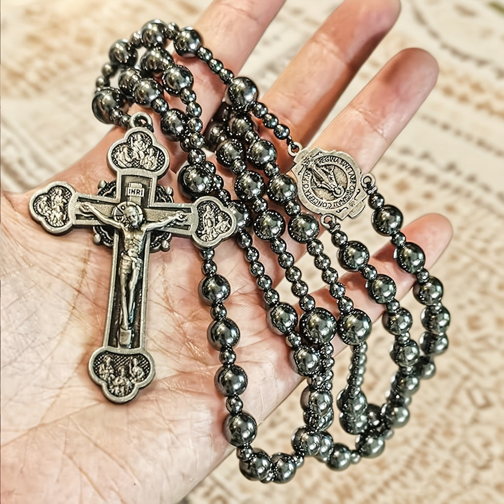 Rearview Mirror Car Rosary "Sacred Calm"