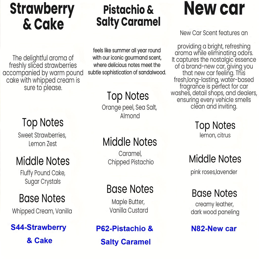 3pcs set  Car Diffuser Frangrance Freshener -Last 60 Days