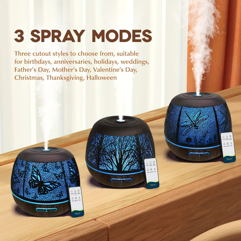 400ml Premium Metal Aromatherapy Diffuser — Elegance & Relaxation