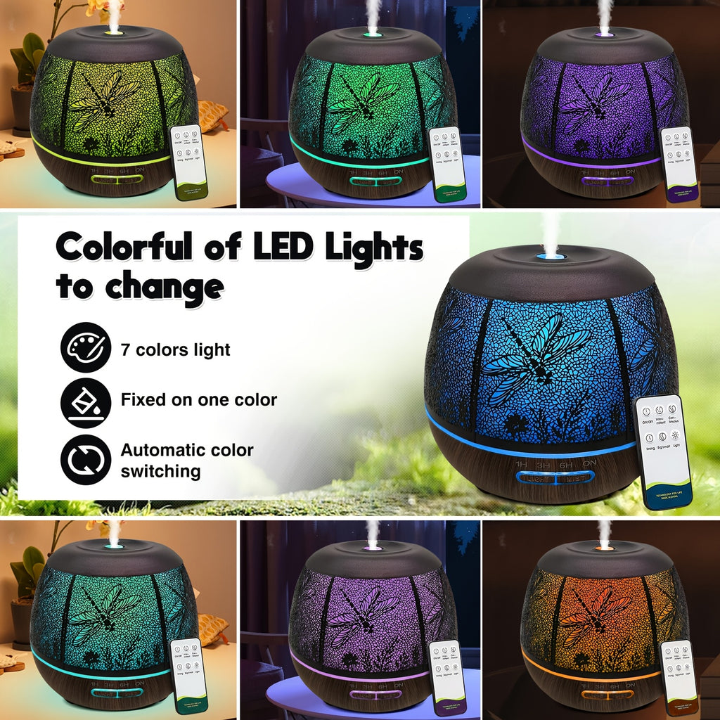 400ml Premium Metal Aromatherapy Diffuser — Elegance & Relaxation