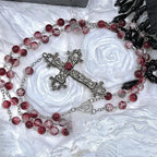 Rearview Mirror Car Rosary "Midnight Calm"