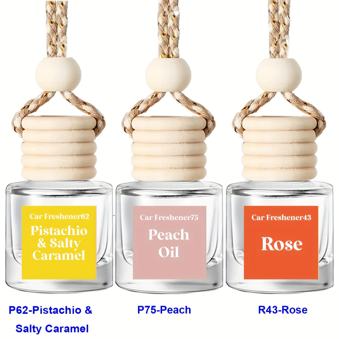 3pcs set  Car Diffuser Frangrance Freshener -Last 60 Days