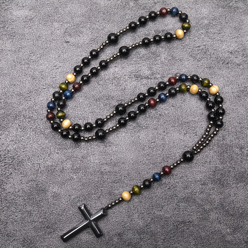 Rearview Mirror Car Rosary "Soft Focus"